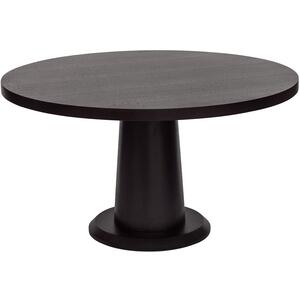 Ancora Black Wenge Oak Round Dining Table 140cm