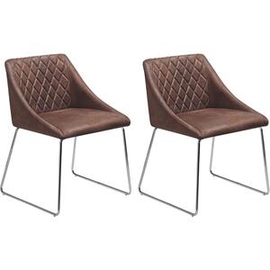 Arcata Grey Eco-Leather Chair