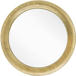 Navan Round Antique Gold Mirror 100cm