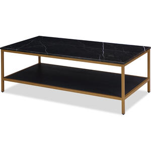 Max Coffee Table Marble and Brass