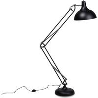Swing Arm Floor Lamp Grey PARANA by Beliani