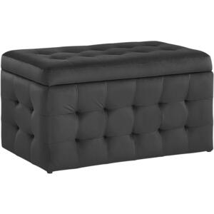 Michigan Buttoned Ottoman Bench with Storage