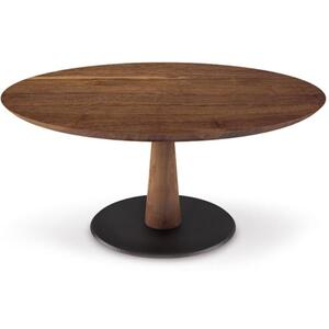 Diamante (wood) round dining table by Icona Furniture