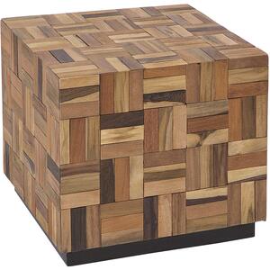 GAMETI Vintage Cube Wood Coffee Table