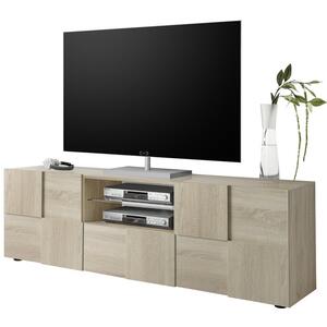 Treviso Large TV Unit - Samoa Oak by Andrew Piggott Contemporary Furniture