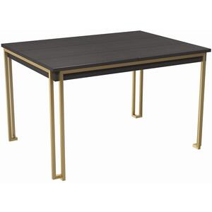 Federico Extending Dining Table 133-173cm - Black or Grey Top with Metal Legs