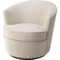 Kiss Occasional Velvet Chair with Swivel