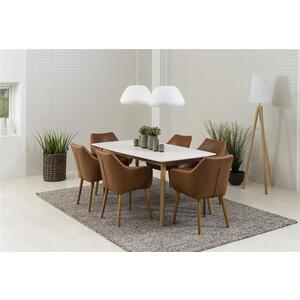 Nagane extending table and Nori chairs by Icona Furniture