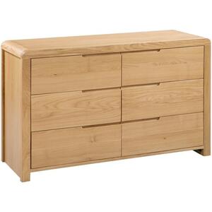 Lisboa 6 drawer wide chest by Icona Furniture