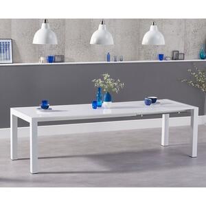 Oregon High Gloss Extending Dining Table White or Grey