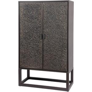 Kali Bar Cabinet Textured Copper Finish