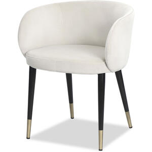 Ola Dining Chair in Kaster Pebble Ivory Boucle