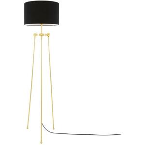 Erill Contemporary Tripod Floor Lamp with Fabric Shade by Mullan Lighting
