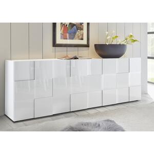Treviso Four Door Sideboard -  White High Gloss