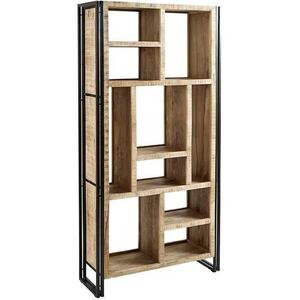 Cosmo Industrial Multi Shelf Bookcase Reclaimed Mango Wood