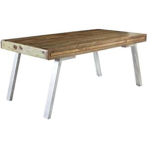 Aspen Large Dining Table Reclaimed Hardwood & Metal 180cm x 90cm