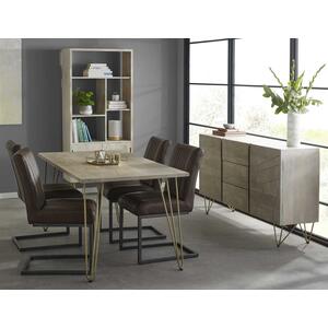 
Light Gold Dining Table   by Indian Hub