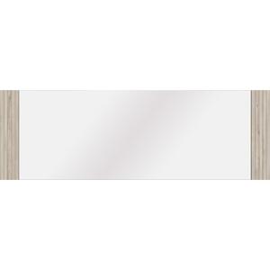 Aston Rectangular Wall Mirror 180cm x 60cm - Light Oak or Black Edge by Virtual Home