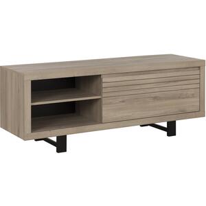 Clay TV Unit One Drawer - Light Natural Oak Finish by Virtual Home