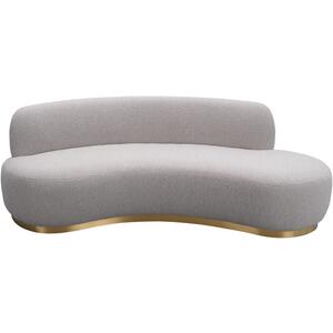 Sasha Velvet Curve Sofa