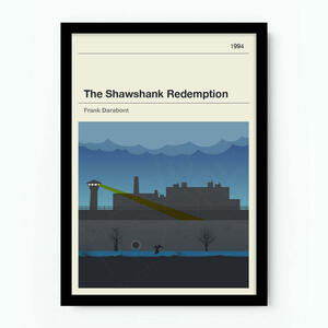 The Shawshank Redemption Art Print by Red Candy