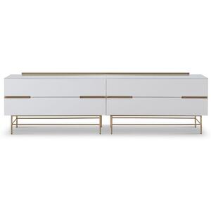 Alberto Four Drawer Low Sideboard by Gillmore Space