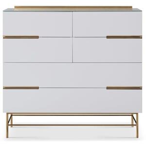 Alberto Six Drawer Wide Chest by Gillmore Space