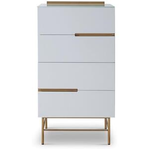 Alberto Four Drawer Narrow Chest by Gillmore Space