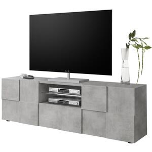 Treviso Large TV Stand - Concrete Grey finish
