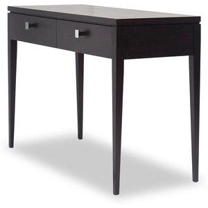 Roma Black Console Table Two Drawers