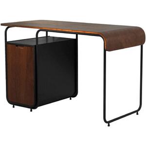 PC203 - Manhattan Cabinet Desk Walnut by Jual Furnishings