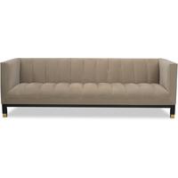 Gamal 3 Seater Sofa - Grey, Beige or Blue Velvet