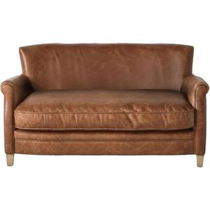 Mr. Paddington Sofa Vintage Brown Leather by Gallery Direct