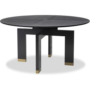 Ponte Black Wenge Oak Dining Table 130cm or 150cm