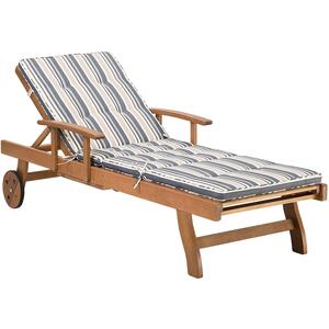 JAVA Acacia Wood Reclining Sun Lounger