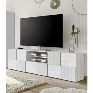 Treviso Large TV Unit- Silver Grey Finish by Andrew Piggott Contemporary Furniture