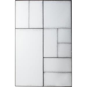 Broadheath Distressed Glass Slim Panel Mirror Antique 122cm x 81cm