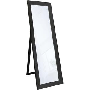 Lunar Cheval Black Floor Mirror with Stand