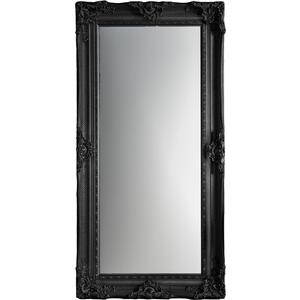 French Black Valois Louis Leaner Mirror