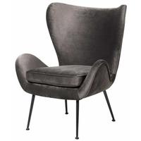 Grey Wing Back Chair