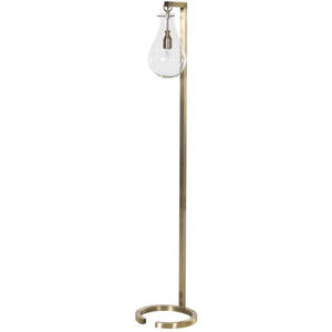 Gold Hanging Bulb Simplistic Floor Lamp