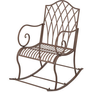 Vintage Rectory Metal Garden Rocking Chair