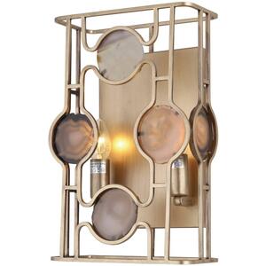 Agate Wall Light  E14 40W by The Arba Furniture Company