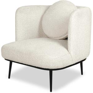 V Lux Retro Occasional Wingback Chair - Grey or Ivory