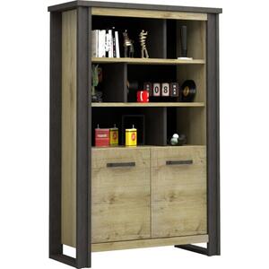 Baxter (Natural) 2 door open display unit by Sciae