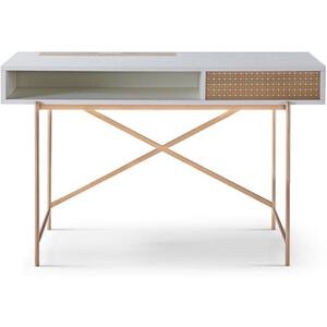 Adriana Scandi Desk or Dressing Table - Matt White or Grey