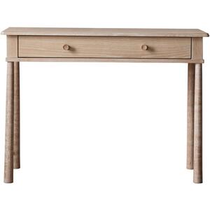 Wycombe Nordic Wood Dressing Table One Drawer in Oak or Black
