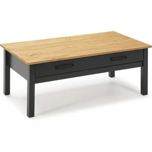 Miranda Coffee Table - Matt Blue / Waxed Pine by Andrew Piggott Contemporary Furniture