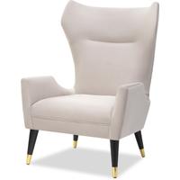 Vendome Wingback Occasional Chair - Limestone, Grey or Beige