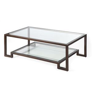 Ming Rectangular Glass Coffee Table